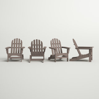 Resin Folding Adirondack Chair 